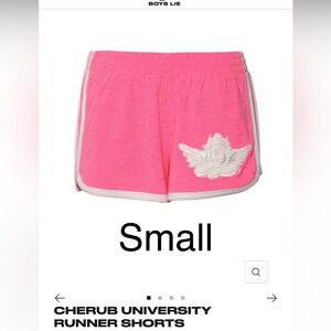 NEW WITH TAGS! Boy’s Lie Cherub University runner Shorts. Size small.